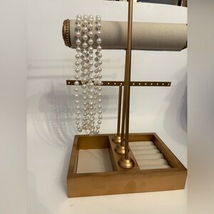 New Estate Style 1920s Victorian Edwardian Extra Long Pearl Necklace White OS